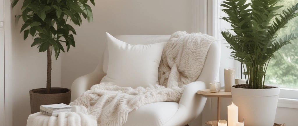 A living room filled with furniture and a window