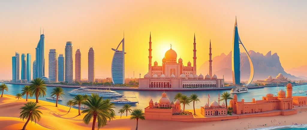 What are the emirates of the united arab emirates?