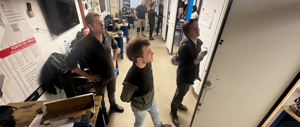 La mauvaise installation d'une porte