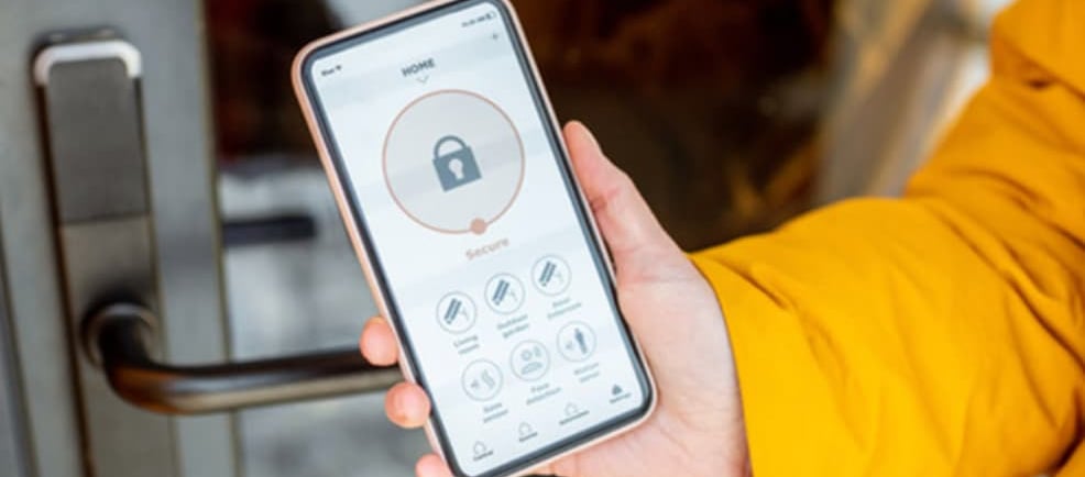 La serrure connectée sur le smartphone