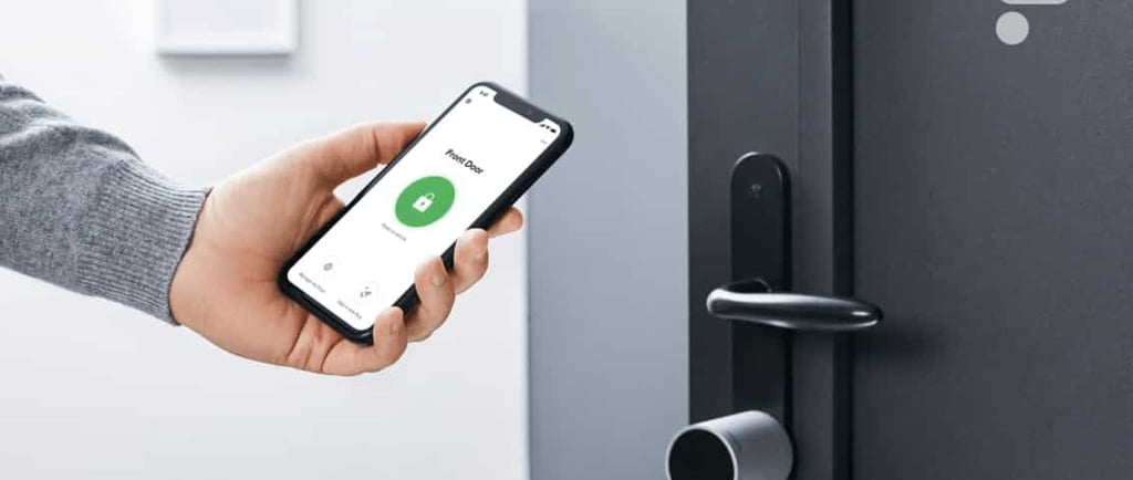 La serrure connectée fonctionne avec wifi intégré