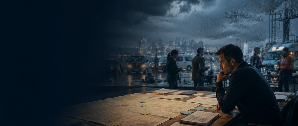 concept visualization of planning, operational friction and decision-making. | Danilo Amelotti