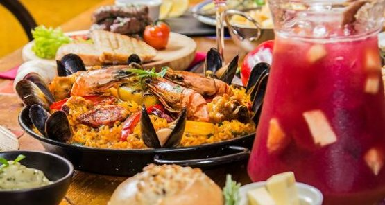 paella met kip