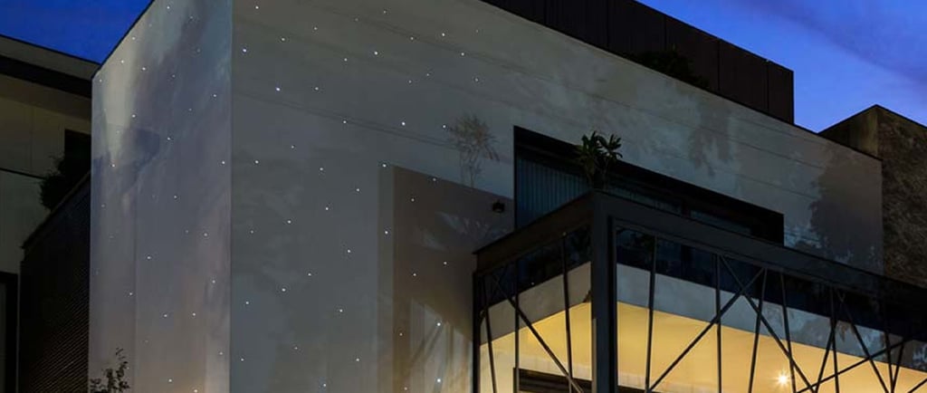 Fiber optic lighting outdoors