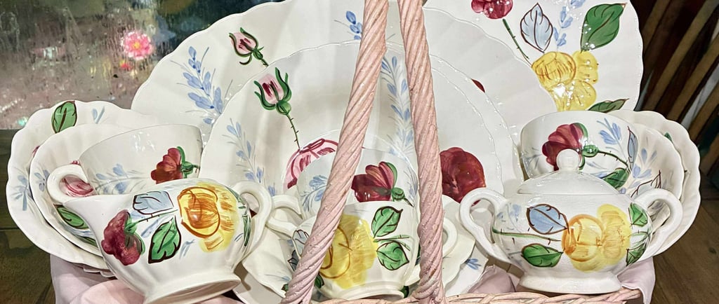 Blue Ridge China, Carols Roses, Southern Potteries 