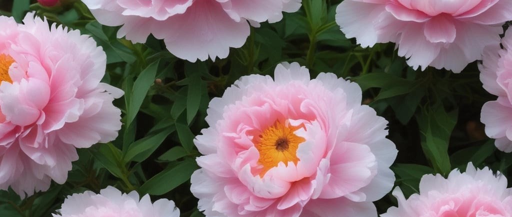 photo of peony flowers