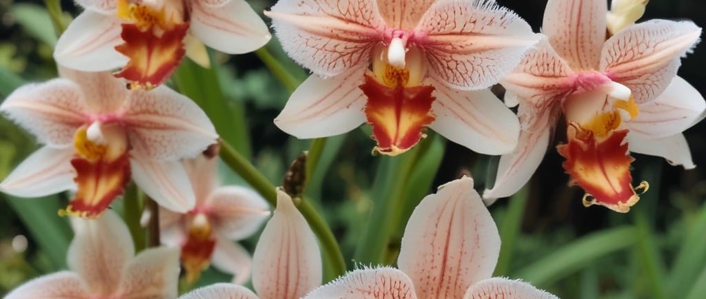 monkey face orchid flowers 