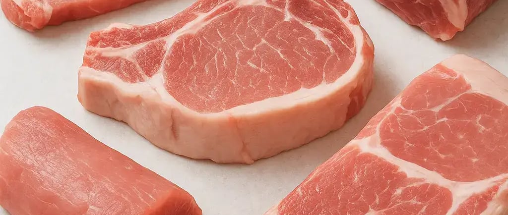 daging babi segar