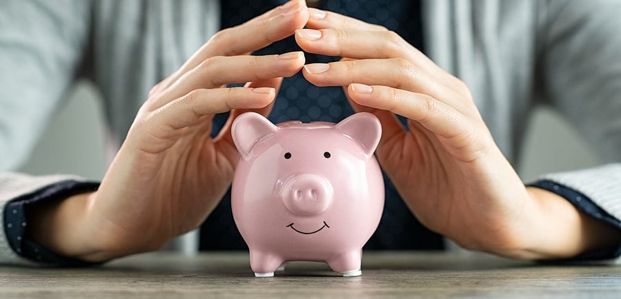 imagem de um porquinho da poupança.