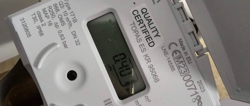 Compteur d'eau électronique