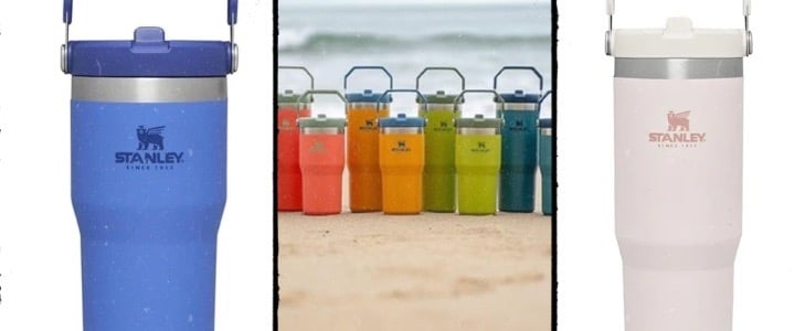 a variety of different colored drinks in different colors