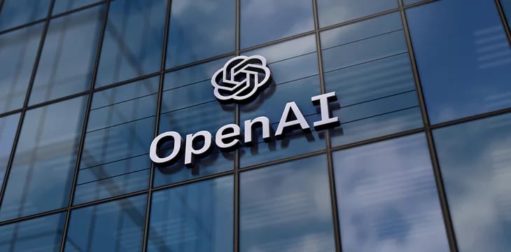 a large open air sign on a building