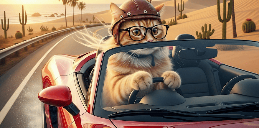 Driving in Hurghada Egypt – Red Sea road view