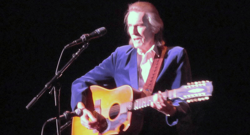 Gordon Lightfoot performing at the Crown Theater in 2012