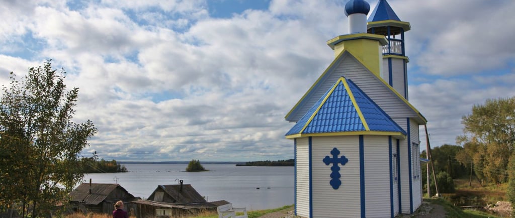 Rustic church in Karelia