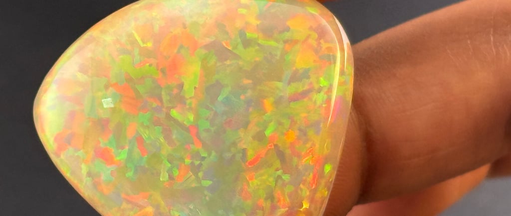Yellow Ethiopian Opal