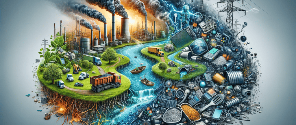 a picture of a city with a river running through it
