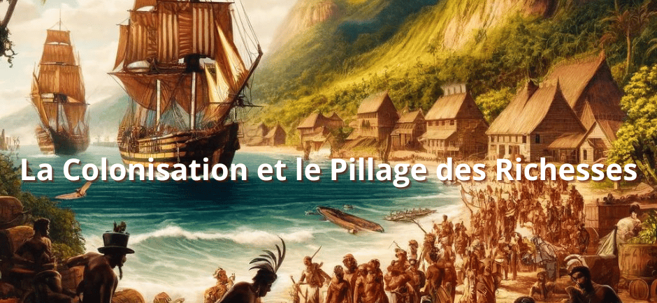 La colonisation et le pillage des richesses