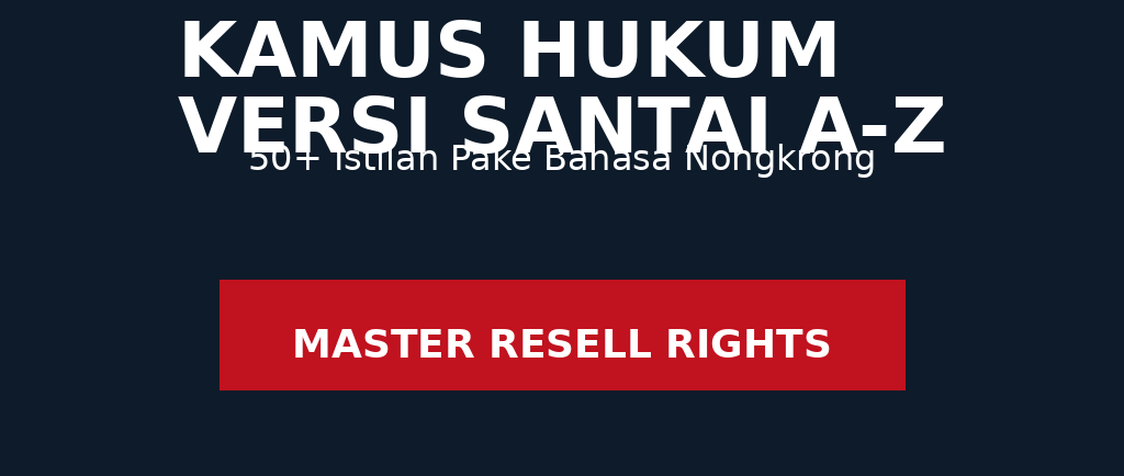 kamus 50 istilah hukum