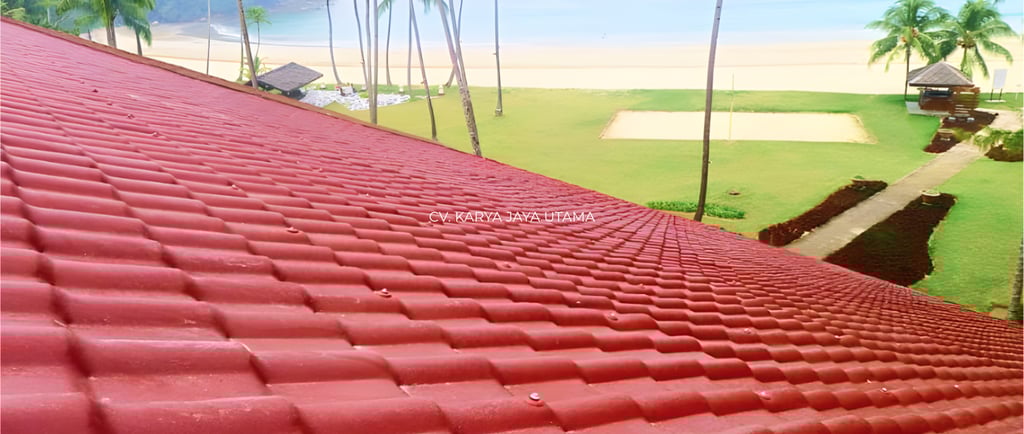 Genteng uPVC Royalroof untuk proyek Villa