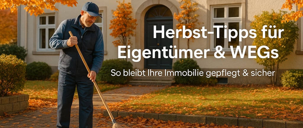 a man with a broom and a broom in front of a house