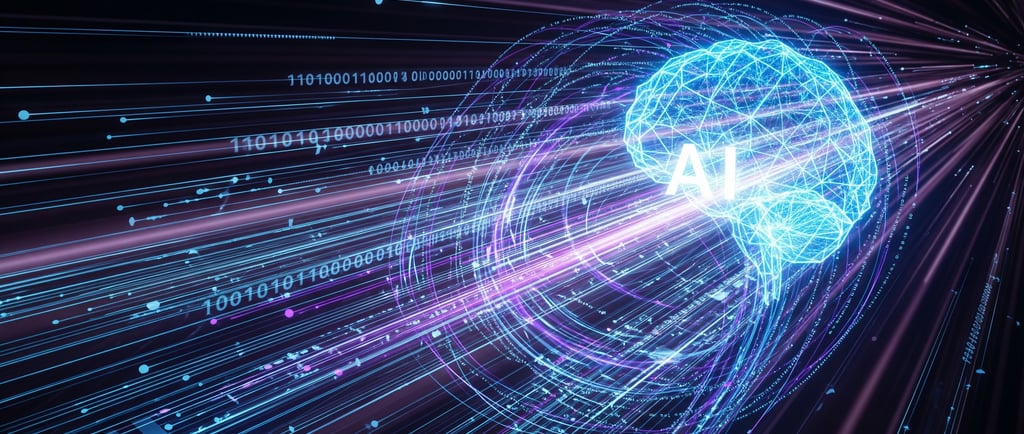 data traveling through a fiber cable