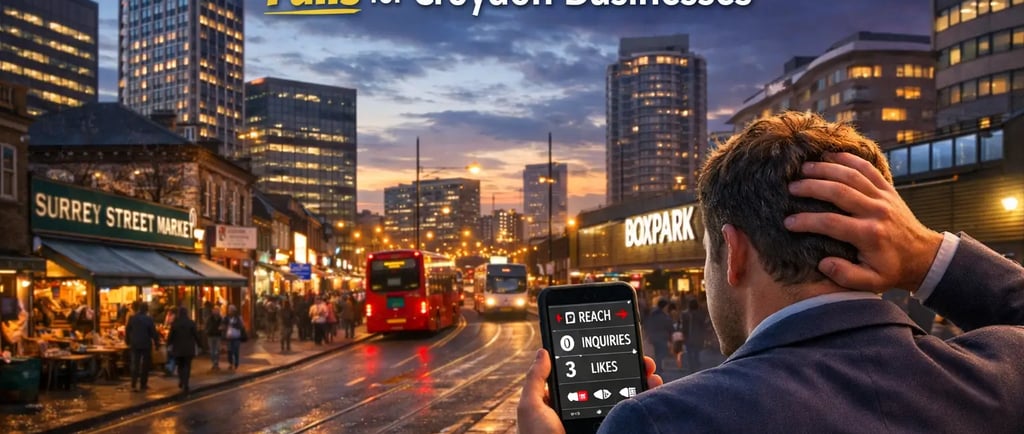 Why social media marketing fails for Croydon businesses