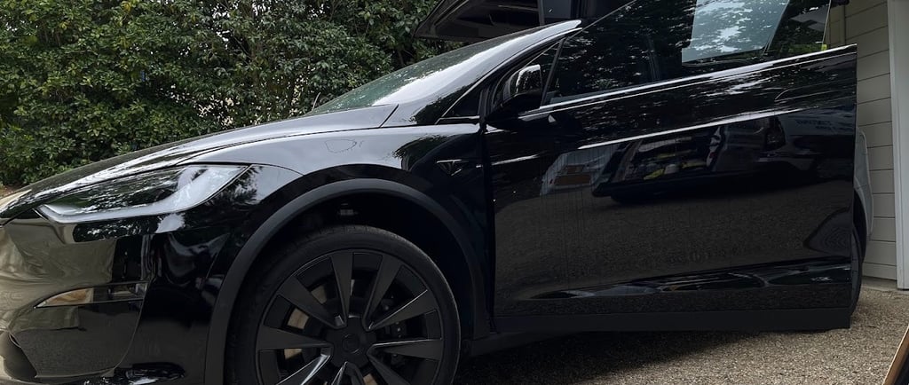 SUV with Ceramic Film installed for maximum heat rejection and UV protection by Bluemax Tint in Live