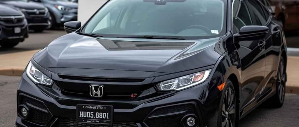 Honda Civic usado com preço elevado em concessionária