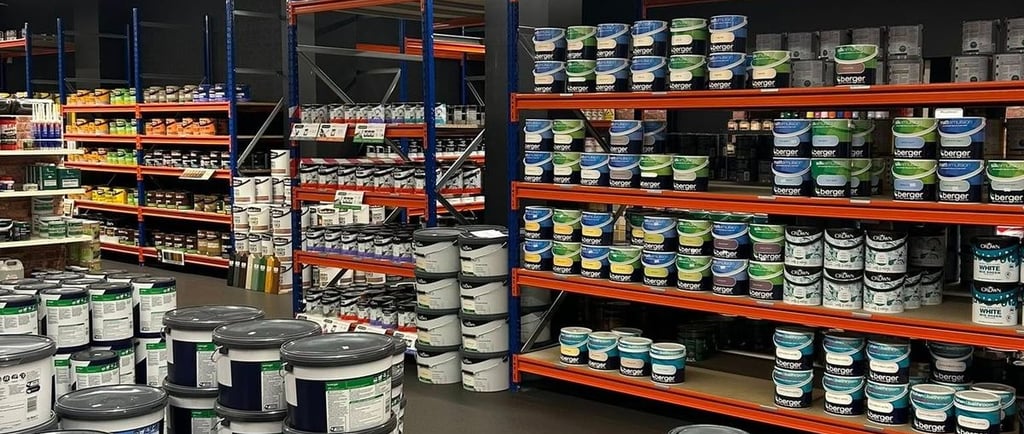 Produksi cat dengan pasir silika sebagai filler