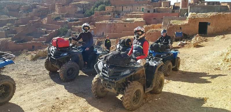 aventure en quad pres d agadir dans un village berbère 