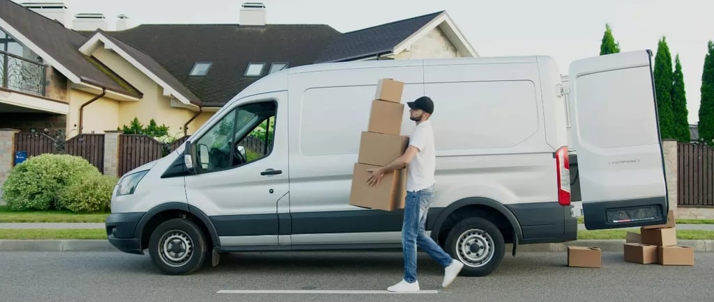 Furgoneta de reparto