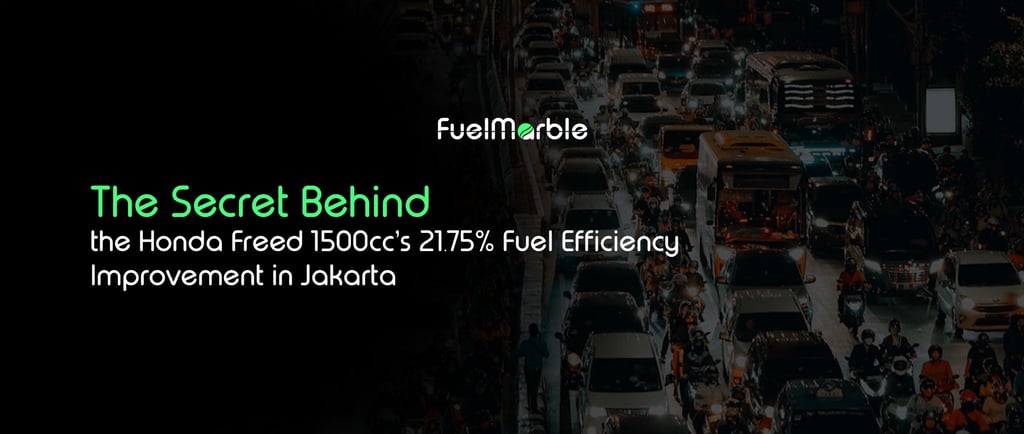 The Secret Behind the Honda Freed 1500cc’s 21.75% Fuel Efficiency Improvement in Jakarta