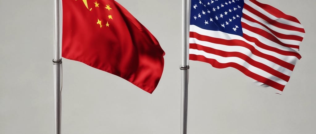 A blue background with the letter m in the middle of it