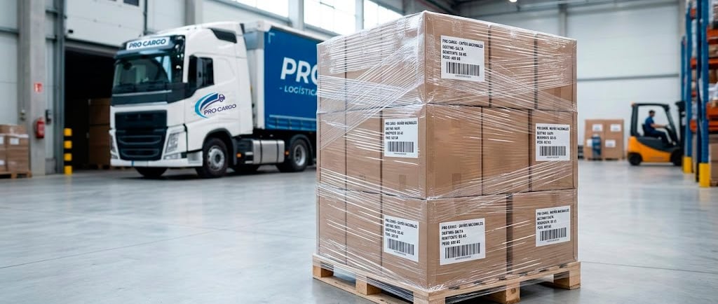 Pro Cargo: Cómo preparar tu carga paletizada para envíos nacionales