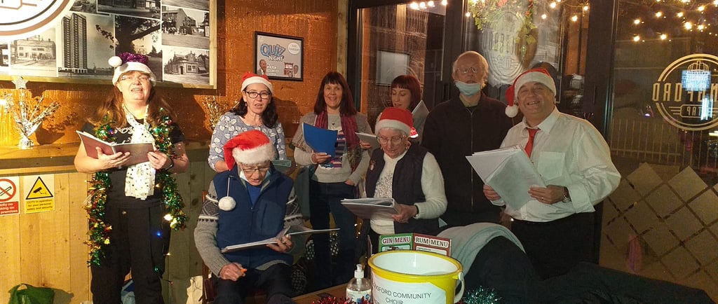 Choir at Longford Tap