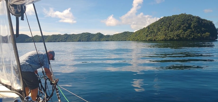 Arriving in Palau