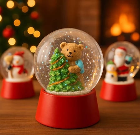 Globo de Neve Natalino decorativo à venda na Shopee com desconto.