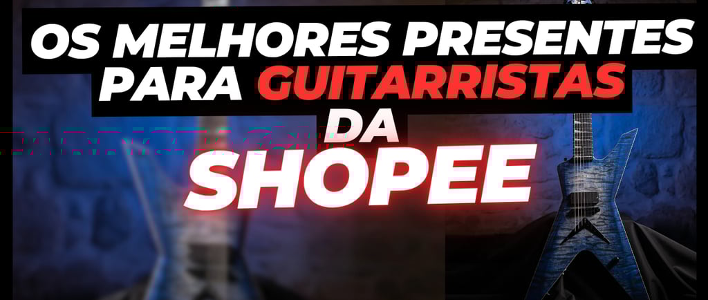 ideias presentes para guitarrista shopee