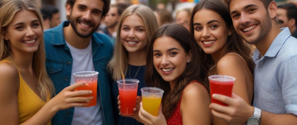 vasos de plásticos en Elche