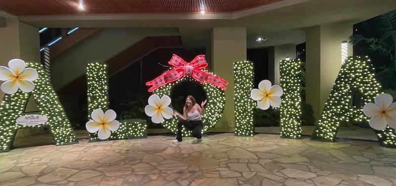 aloha Weihnachten Hawai'i Waikiki Annerschtwo