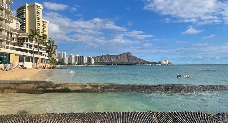 Waikiki Hawai'i Ala Moana Beach Strand Annerschtwo