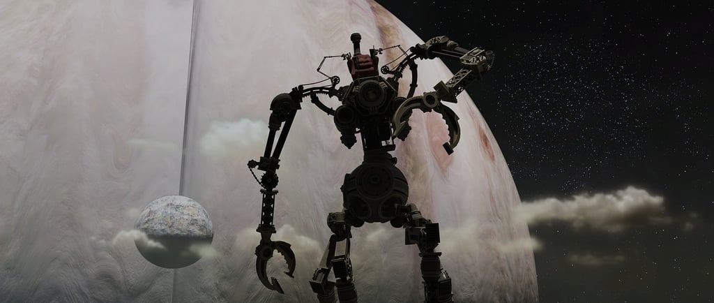 robot and jupiter