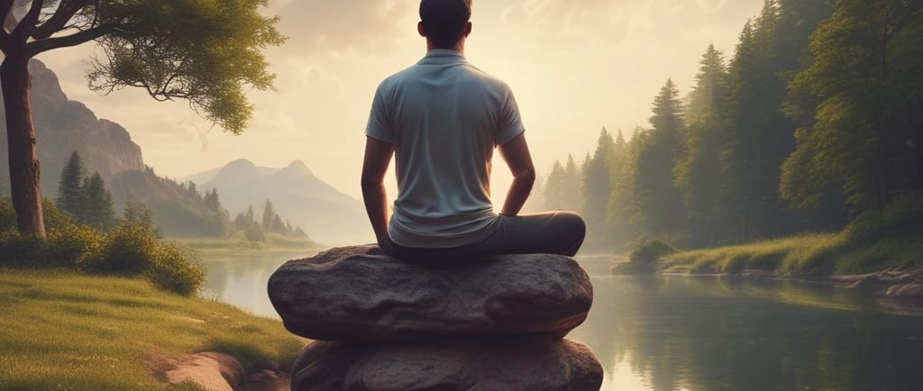 In a shaded area with an ornate backdrop, a person is receiving a massage or some form of care while sitting on a mat. Nearby stands a large umbrella providing extra shade. A group of people is gathered in the background, absorbed in conversation. The scene feels intimate and focused, with elements of daily life and cultural significance present.