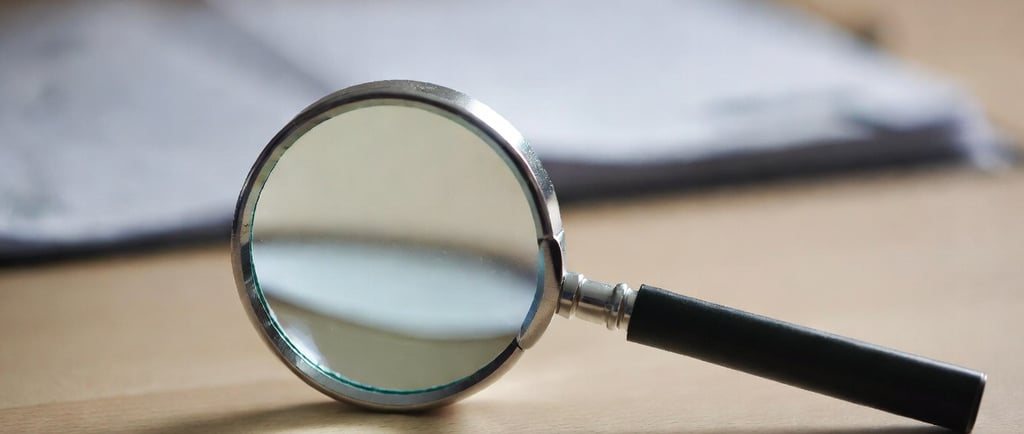 Lupa análisis de indicios previos necesarios para iniciar una investigación 