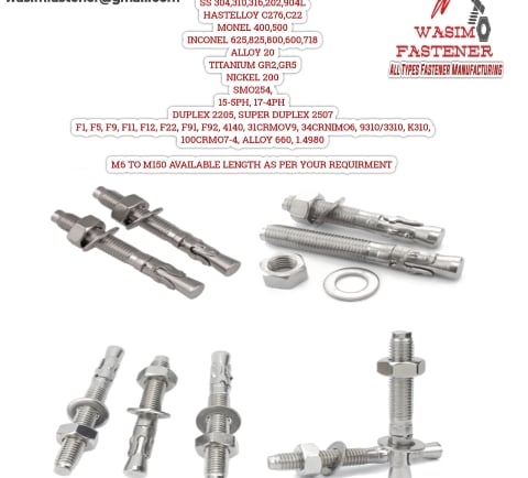 Stainless Steel Anchor Fastener Anchor Bolt Wedge Anchor Bolt Expansion Anchor Expansion Bolt