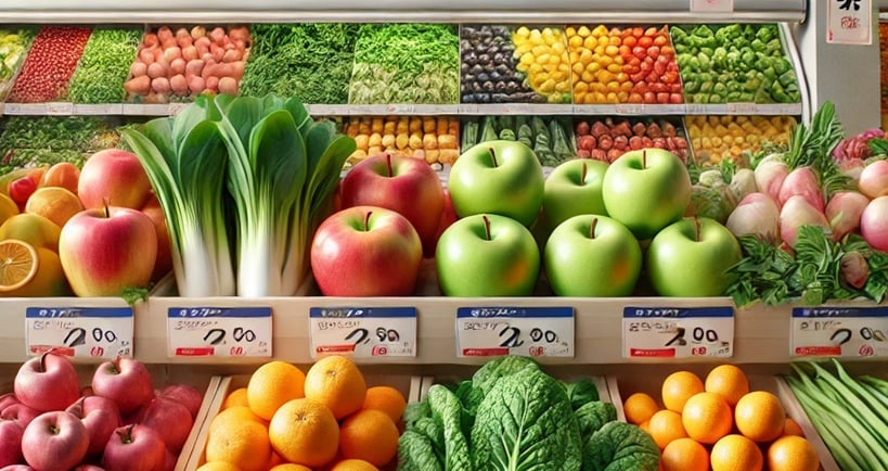 Obst Gemüse Japan