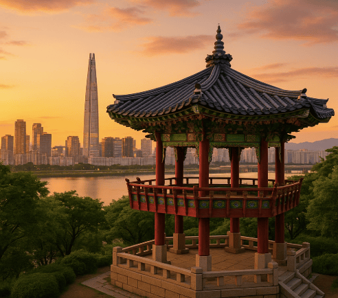 Seoul by night