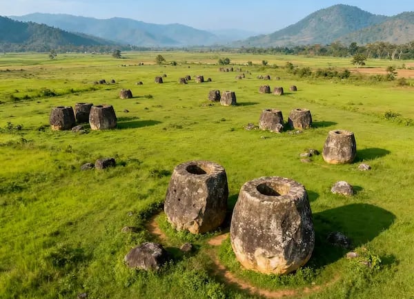 Plaine des jarres Laos
