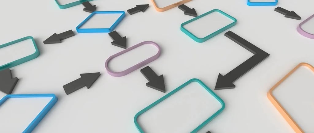 a group of different colored arrows pointing to different directions